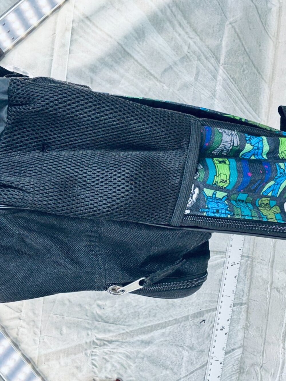 Minecraft Backpack Creeper Design - Picture 9 of 13